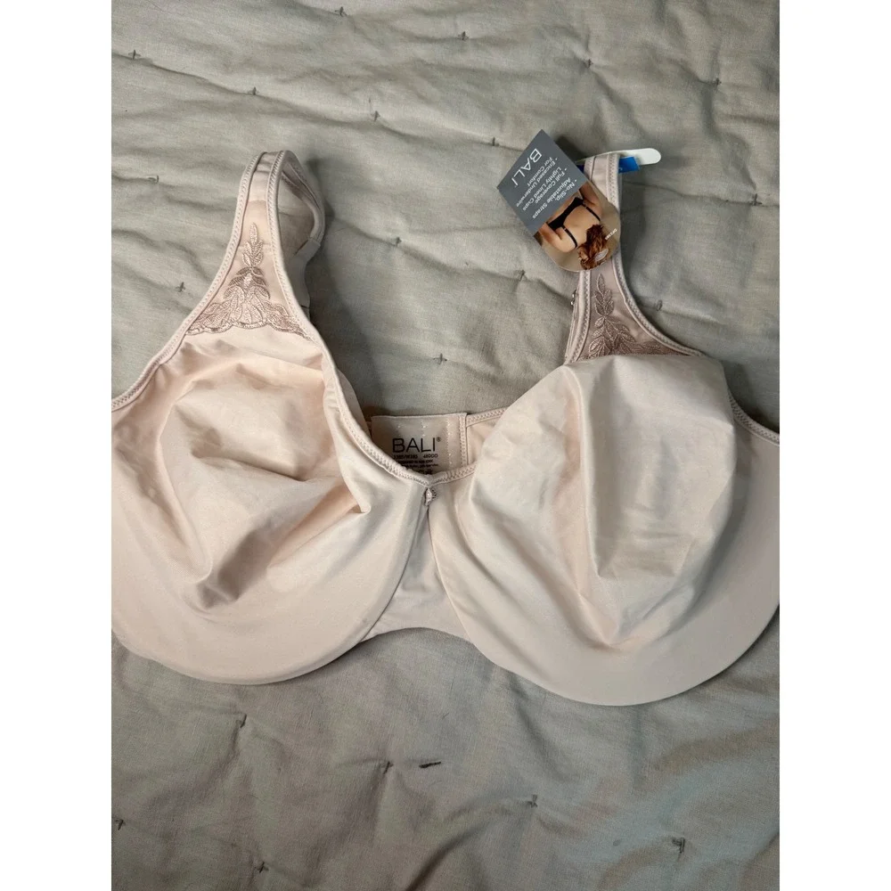 NWT Bali‎ Passion For Comfort DF3385 Full Coverage Underwire Minimizer Bra 40DDD